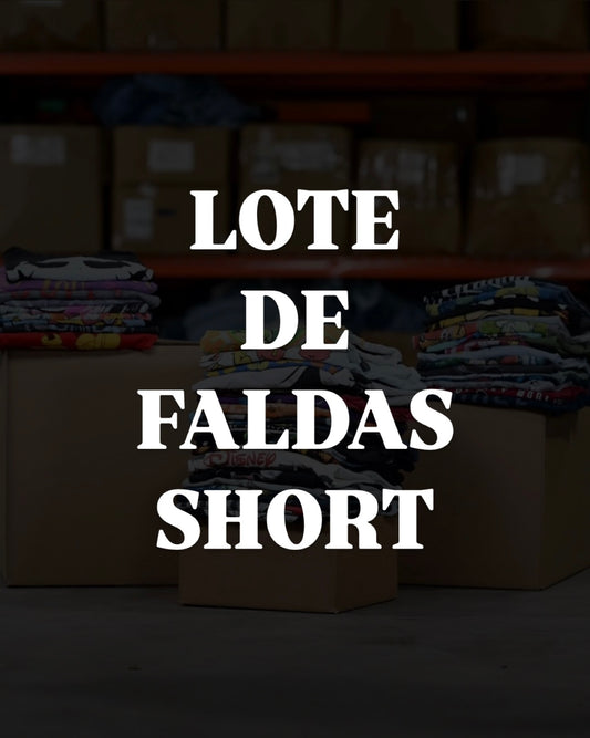 LOTE DE 6 FALDAS SHORT