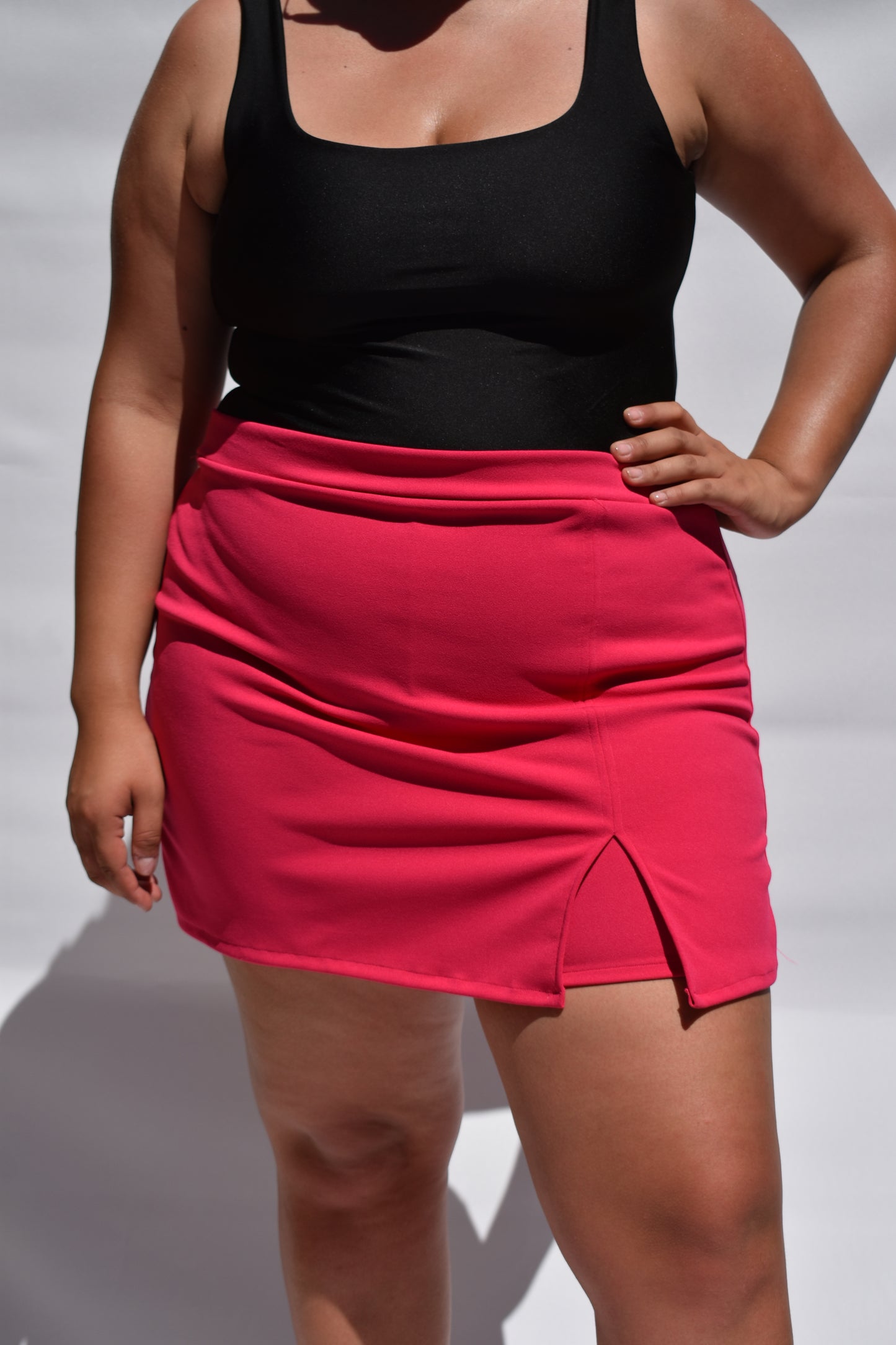 FALDA FLORENCIA FUCSIA