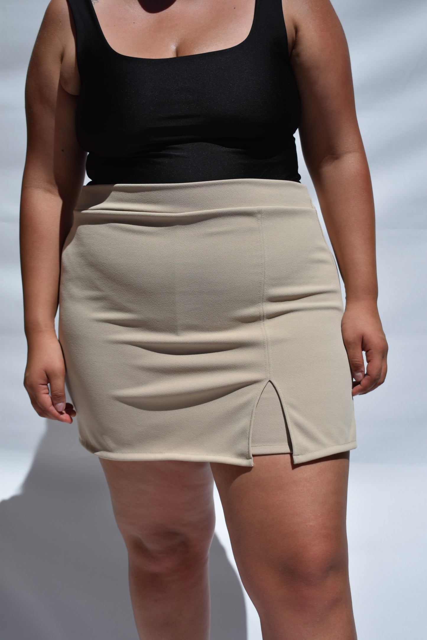 FALDA FLORENCIA BEIGE