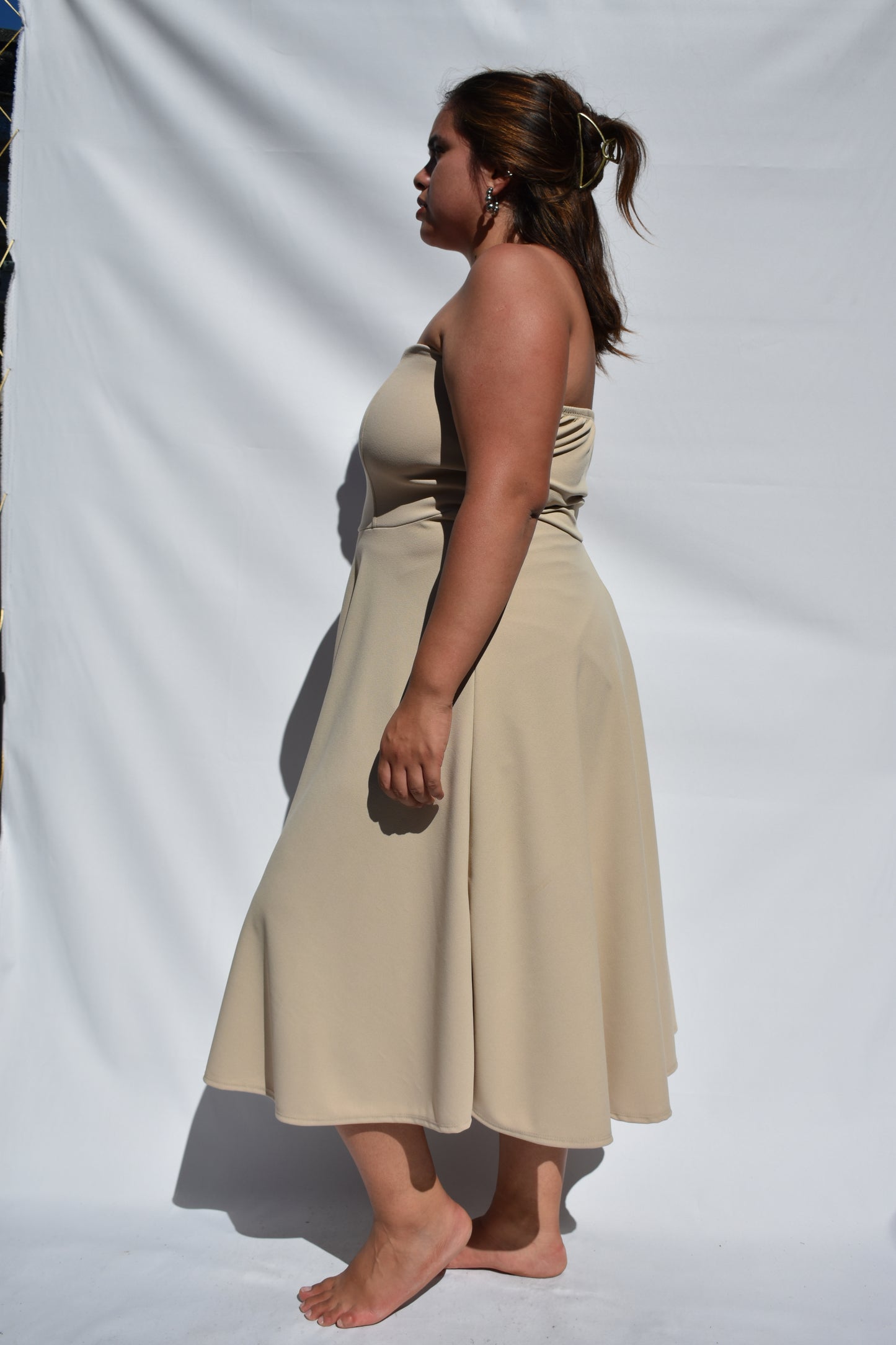 VESTIDO AMANDA BEIGE