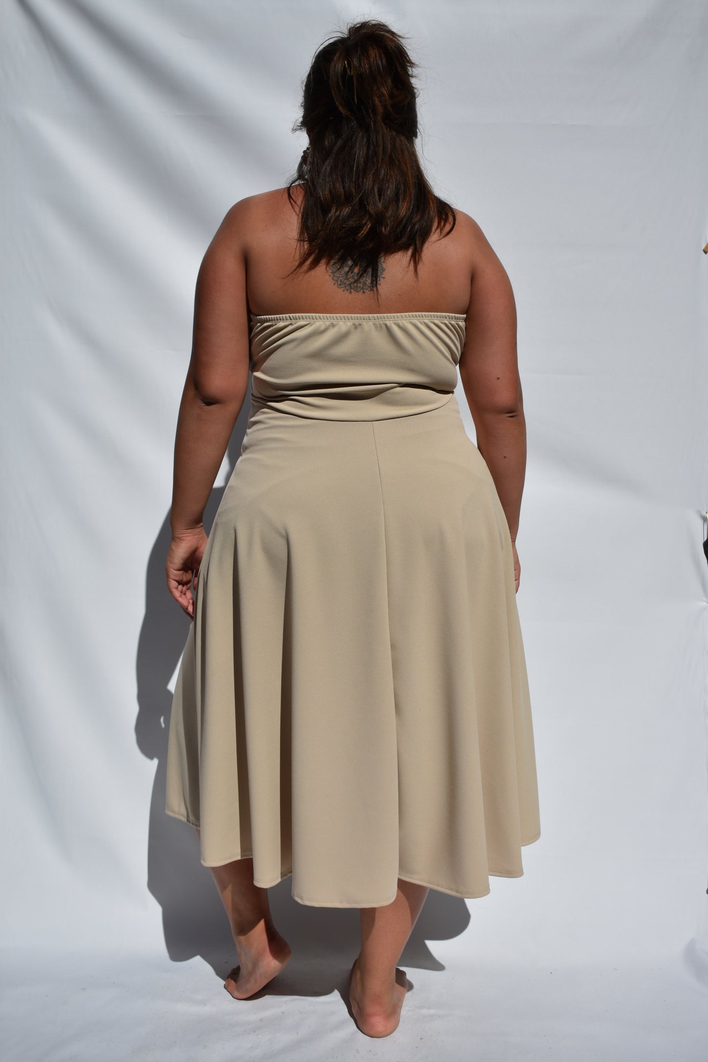 VESTIDO AMANDA BEIGE