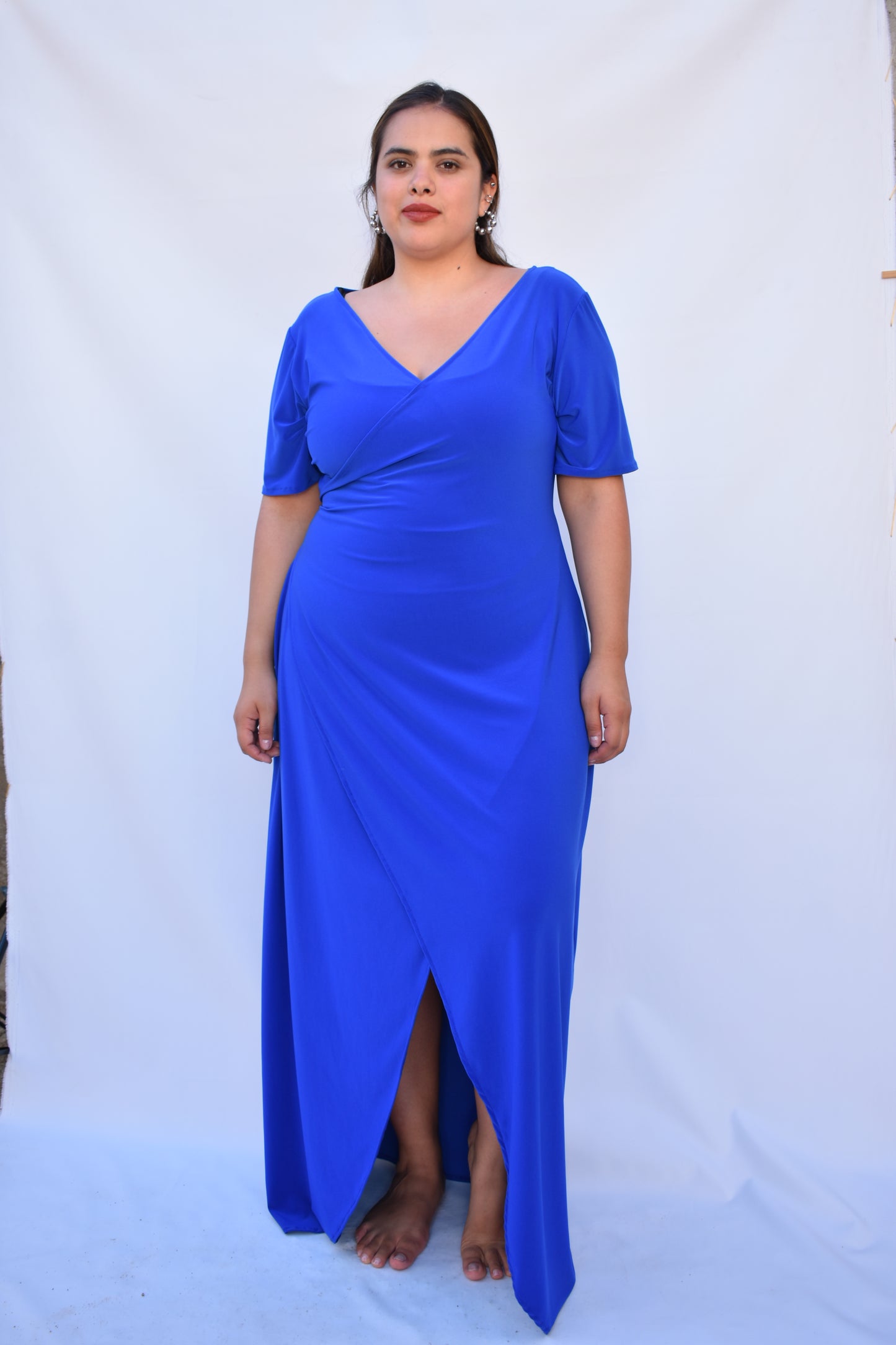 MAXIVESTIDO LINDA AZUL REY