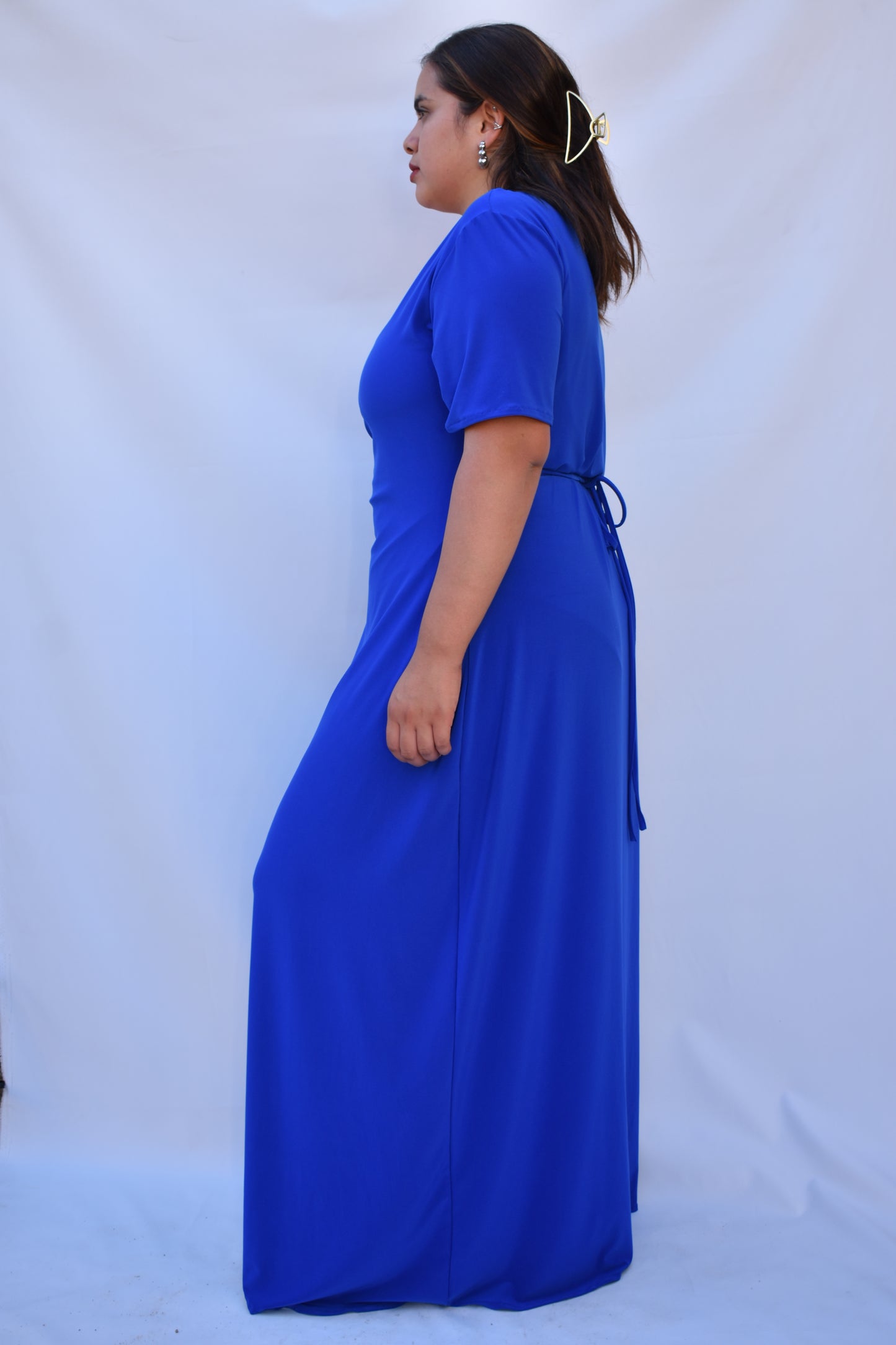 MAXIVESTIDO LINDA AZUL REY