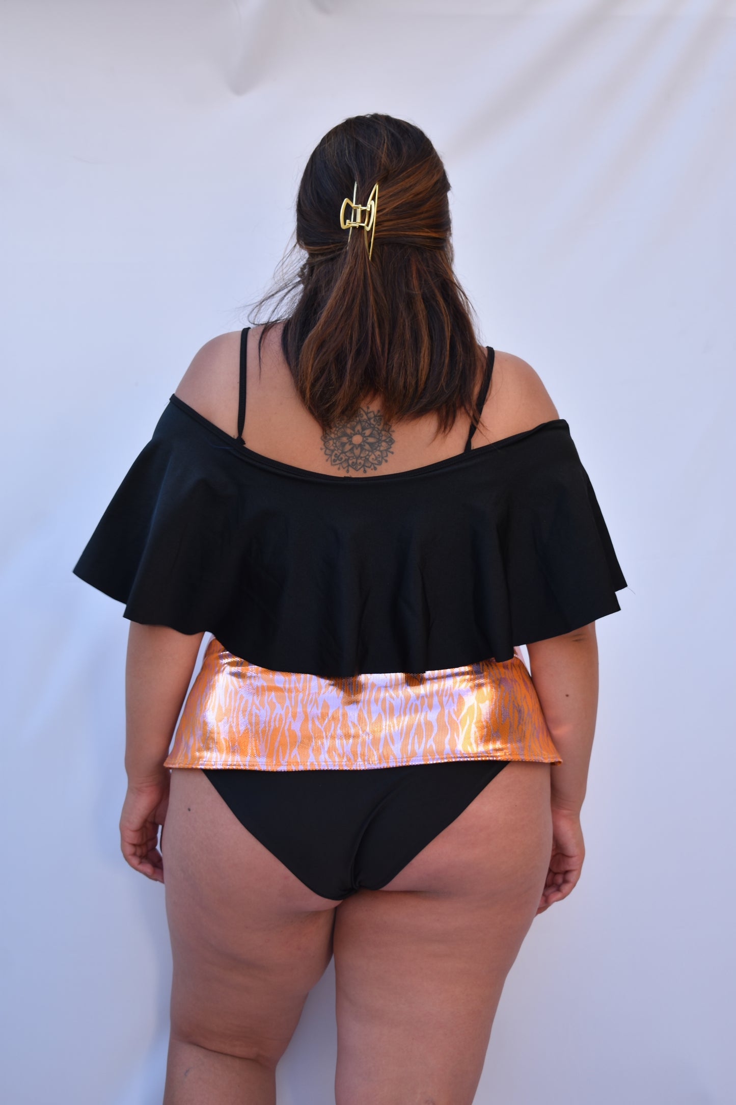 POLERA TRAJE DE BAÑO CAMILA NARANJA