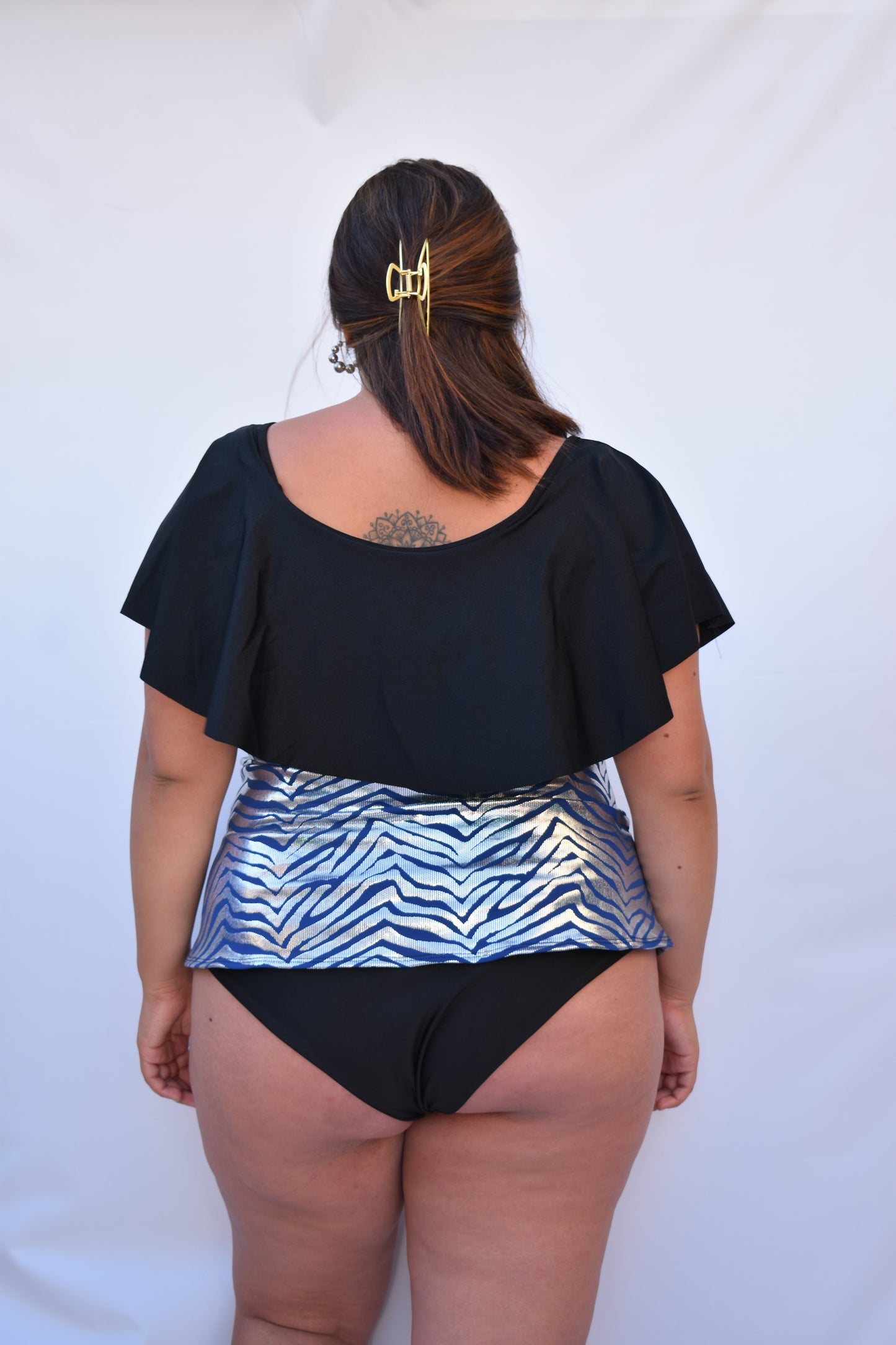 POLERA TRAJE DE BAÑO CAMILA AZUL