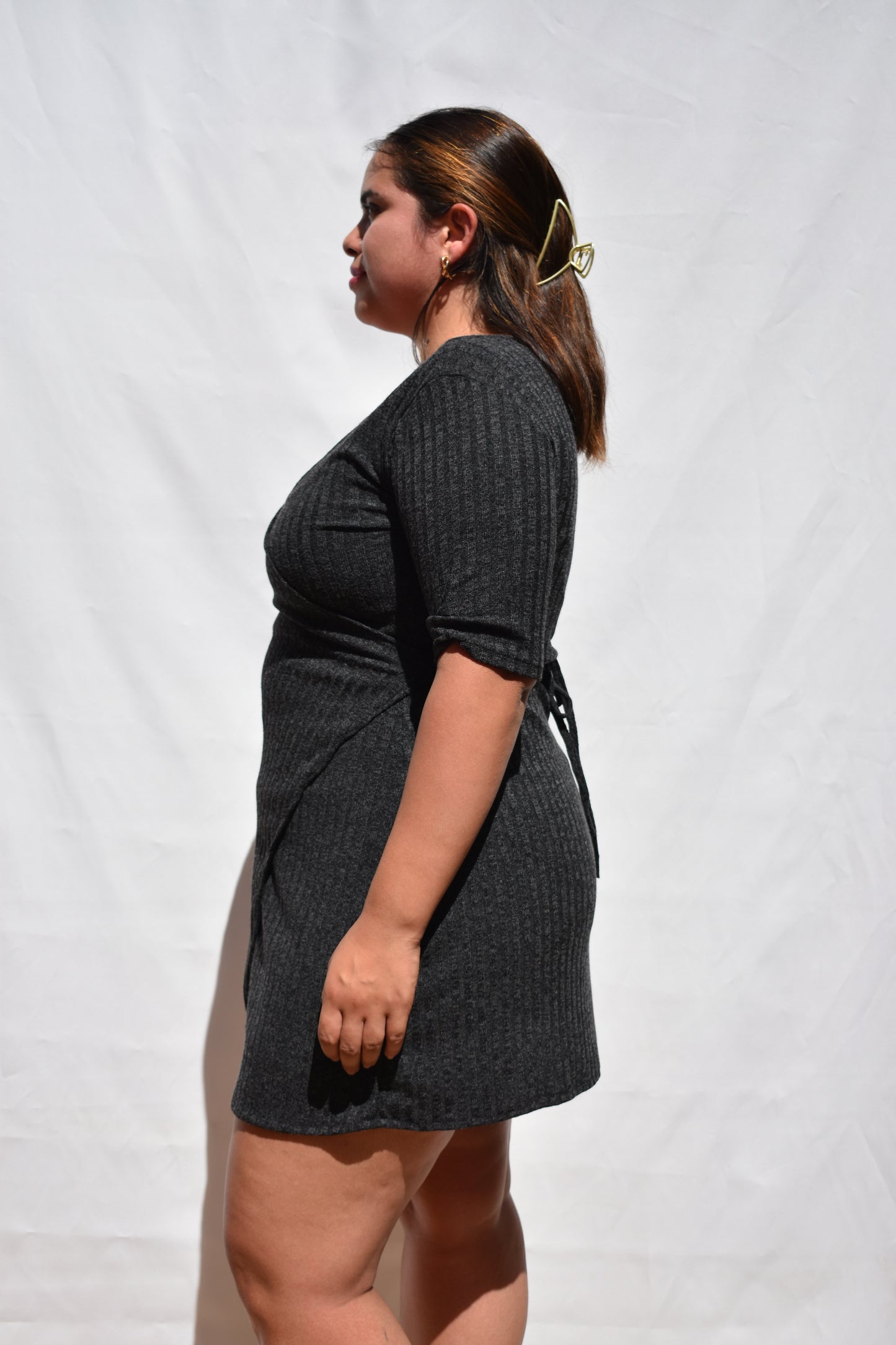 MINI VESTIDO LINDA LANILLA GRIS