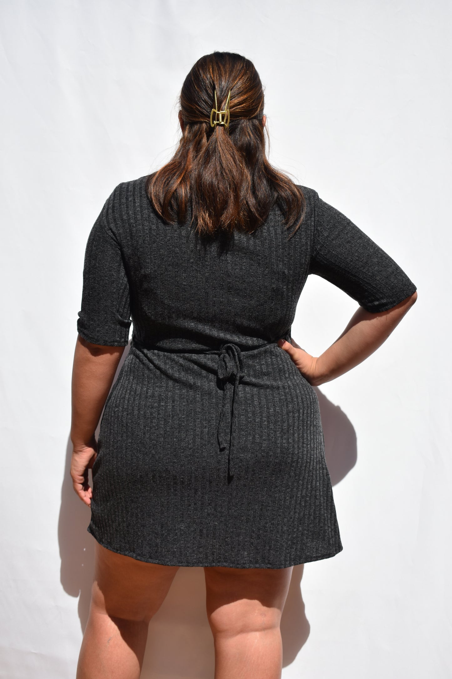 MINI VESTIDO LINDA LANILLA GRIS