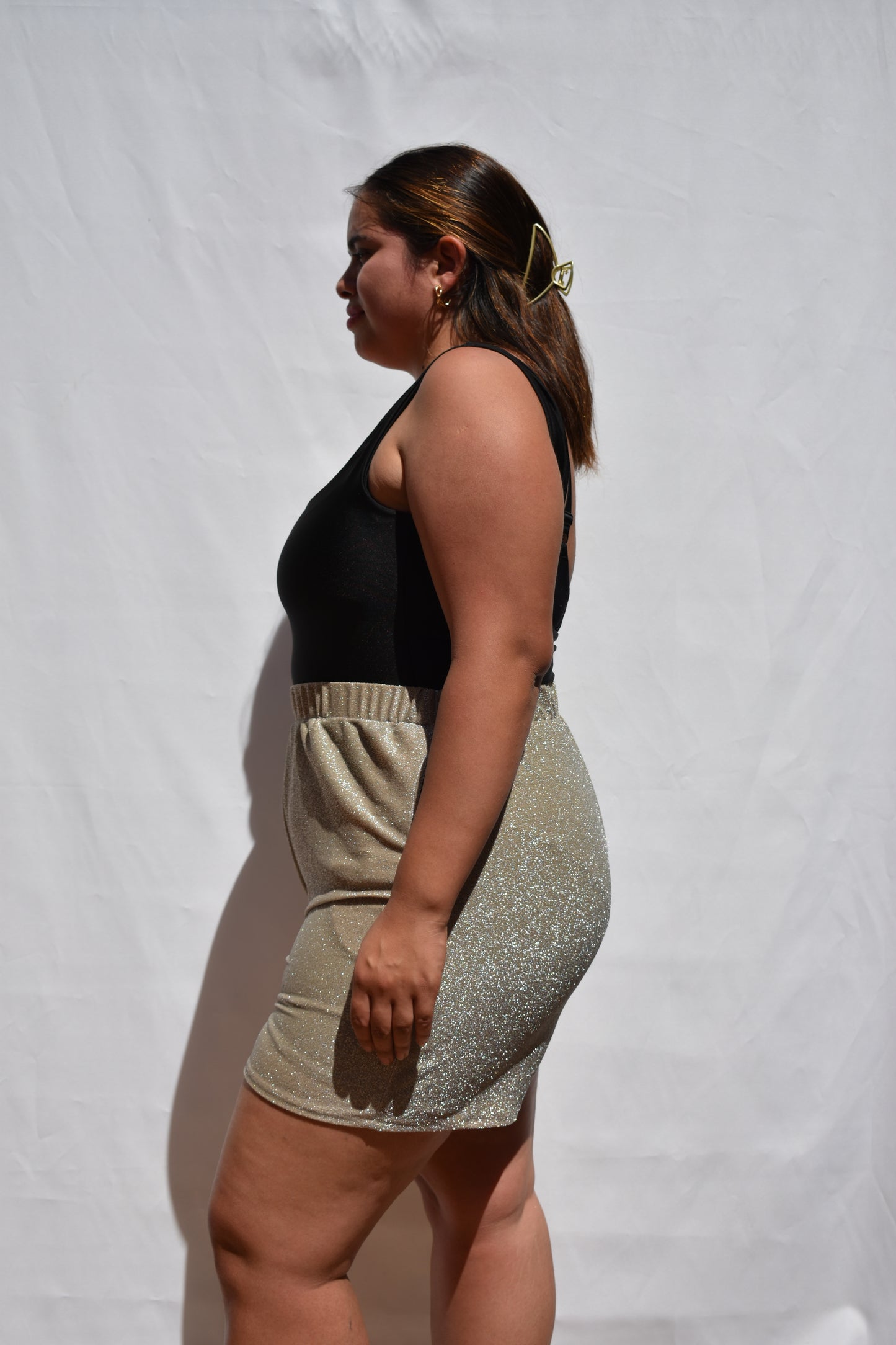 SHORT VENGANZA CHAMPAGNE