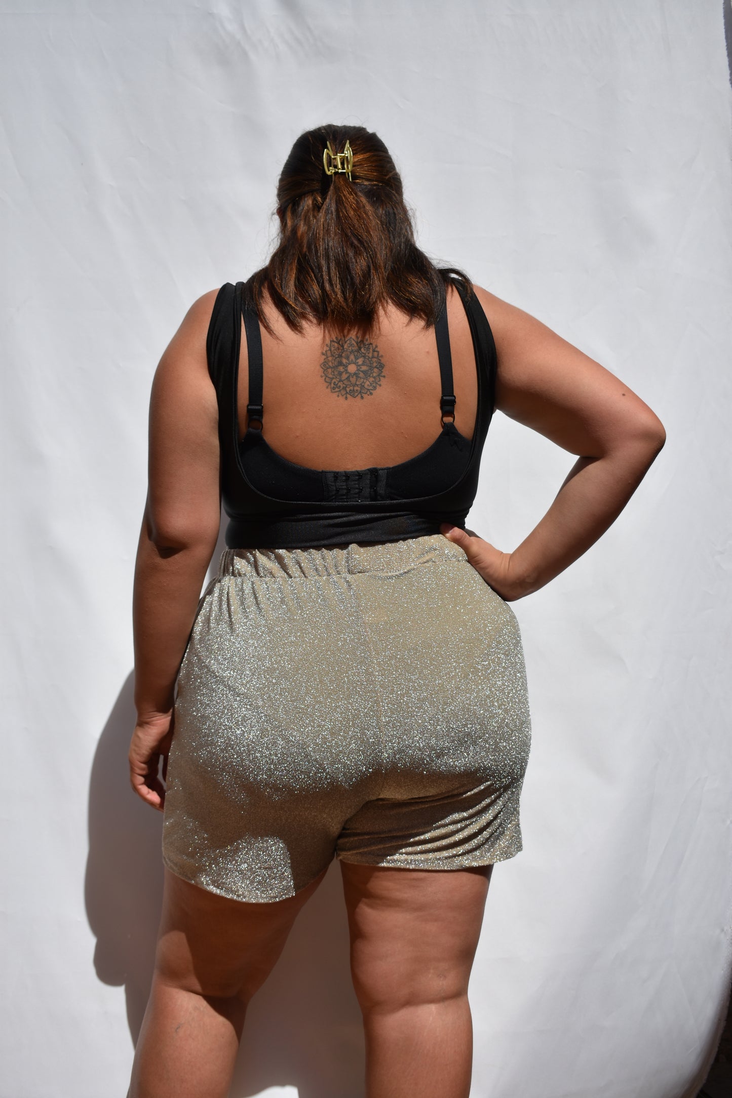 SHORT VENGANZA CHAMPAGNE