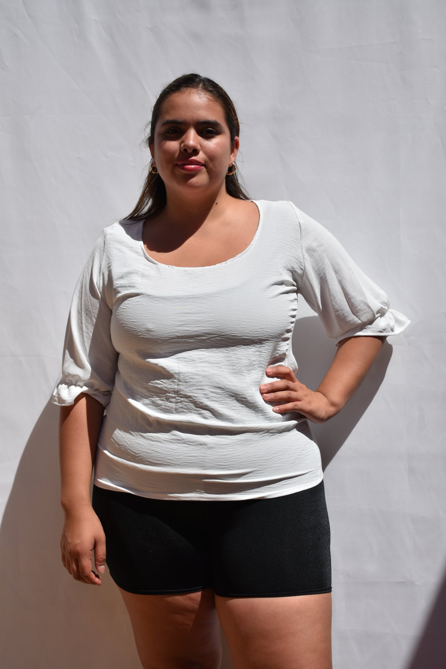 POLERA SIMIL LINO BLANCO