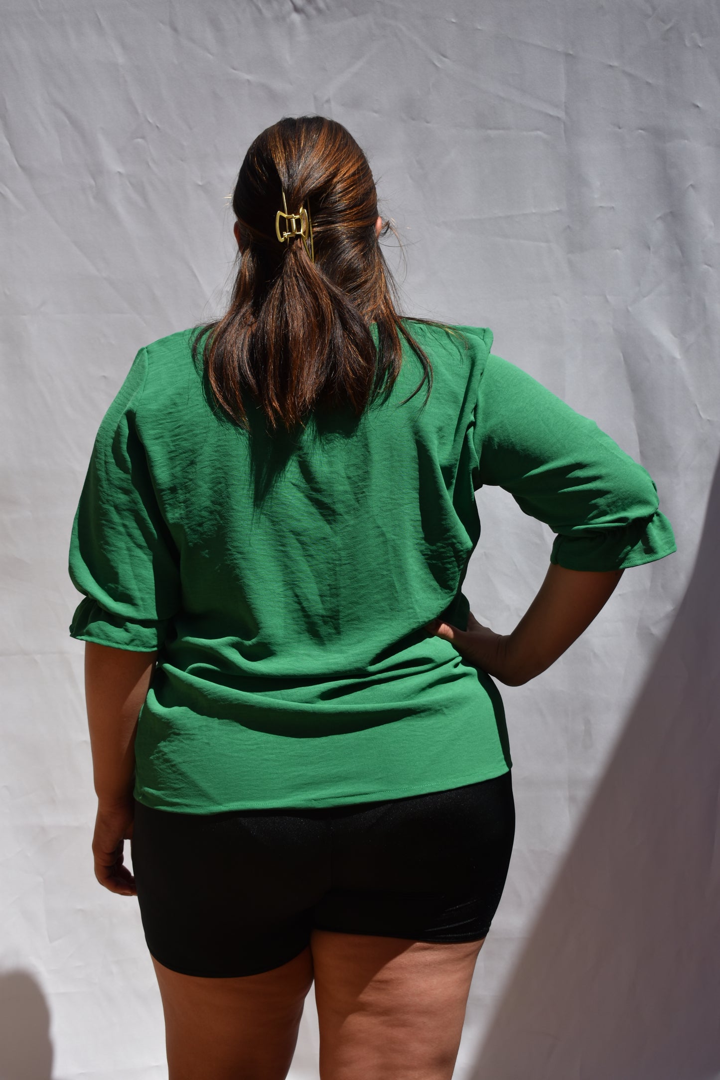 POLERA SIMIL LINO VERDE