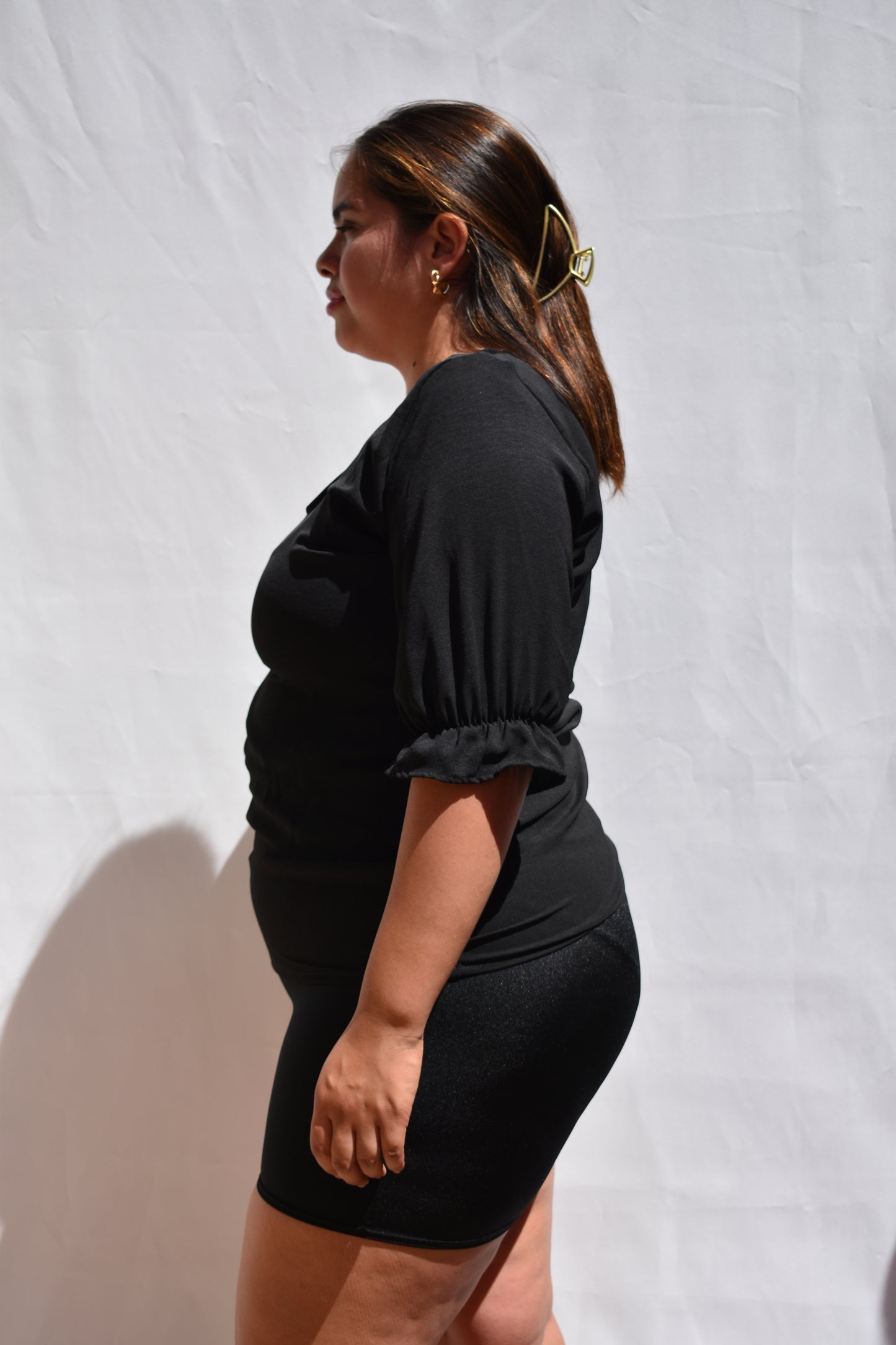 POLERA SIMIL LINO NEGRO