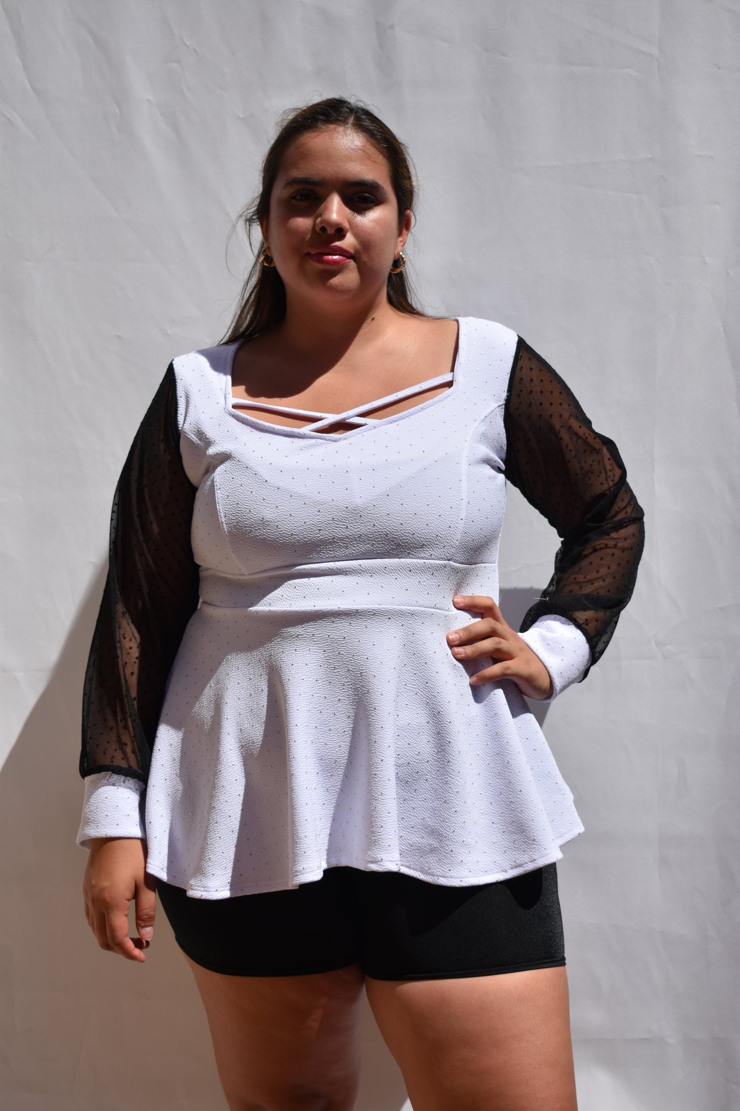 POLERA FRANCISCA PEPLUM