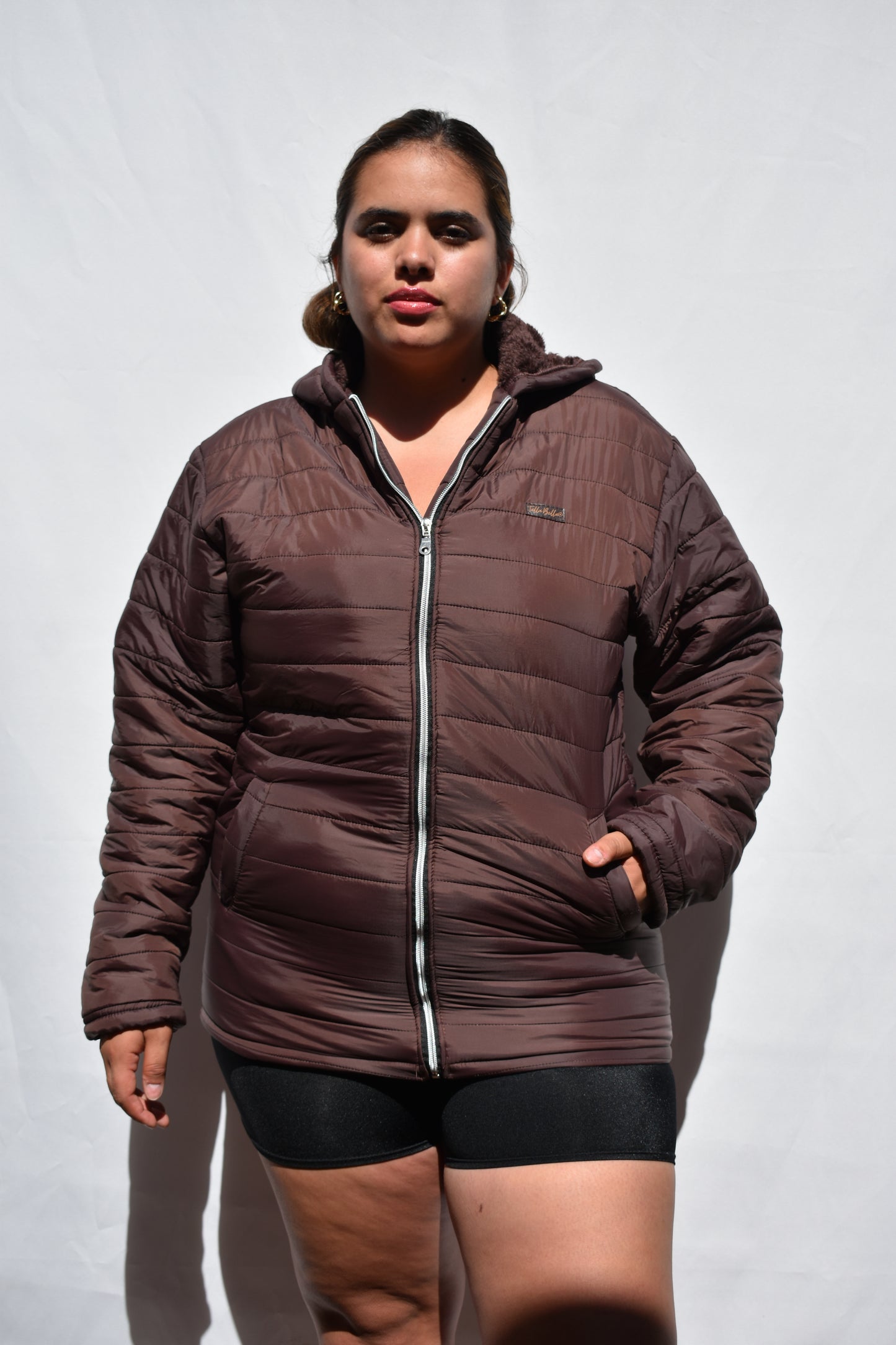 PARKA TALLA GRANDE CAFE