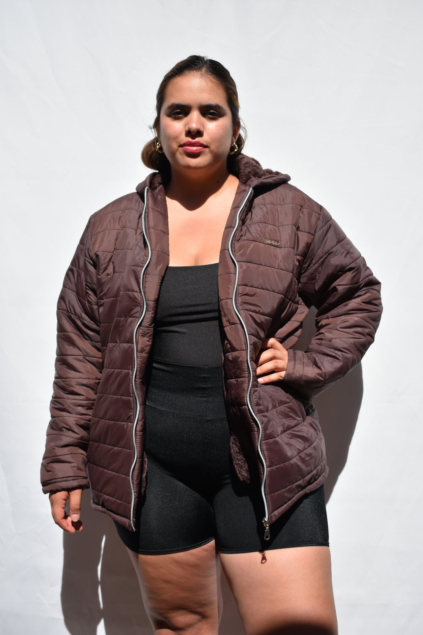 PARKA TALLA GRANDE CAFE