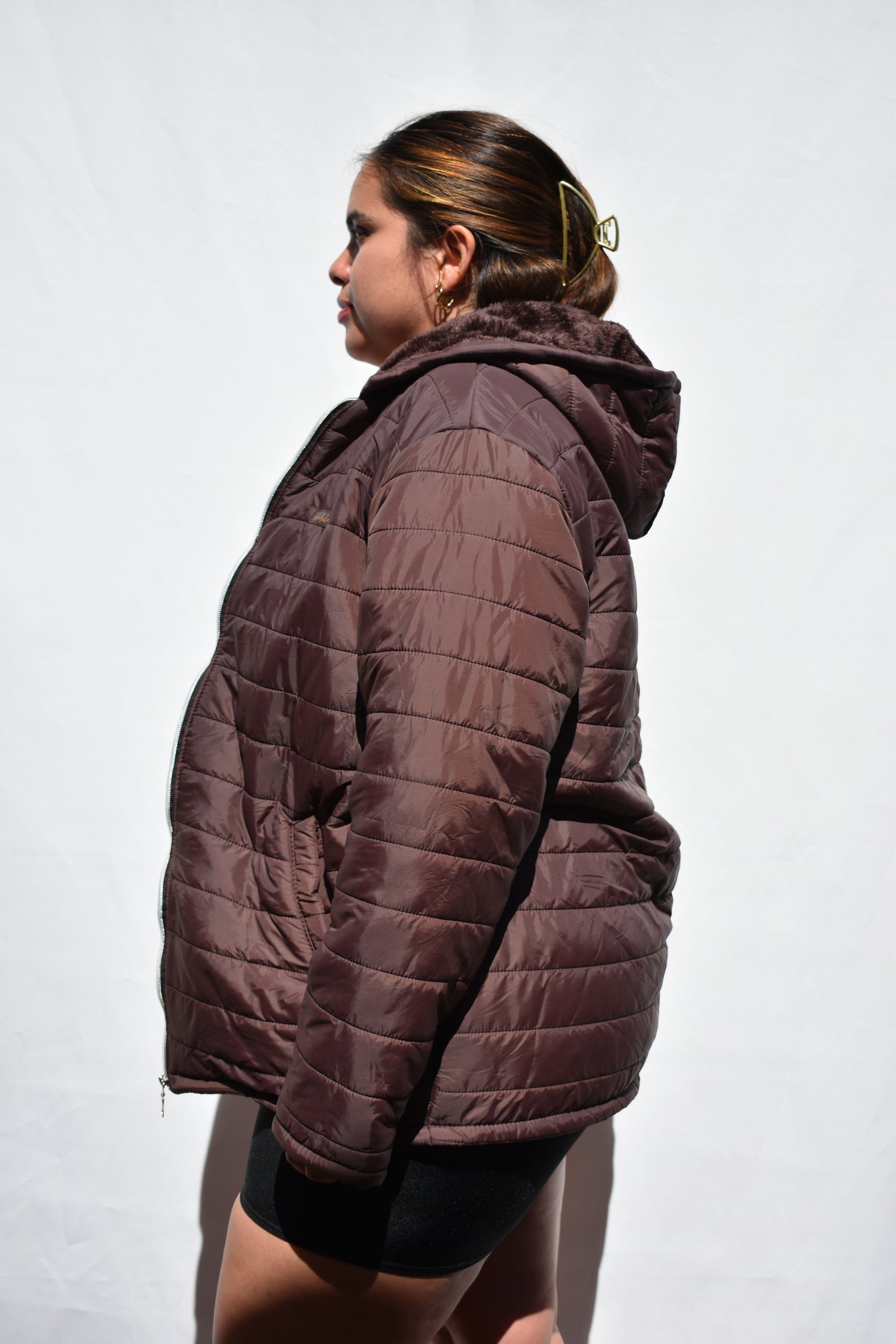 PARKA TALLA GRANDE CAFE