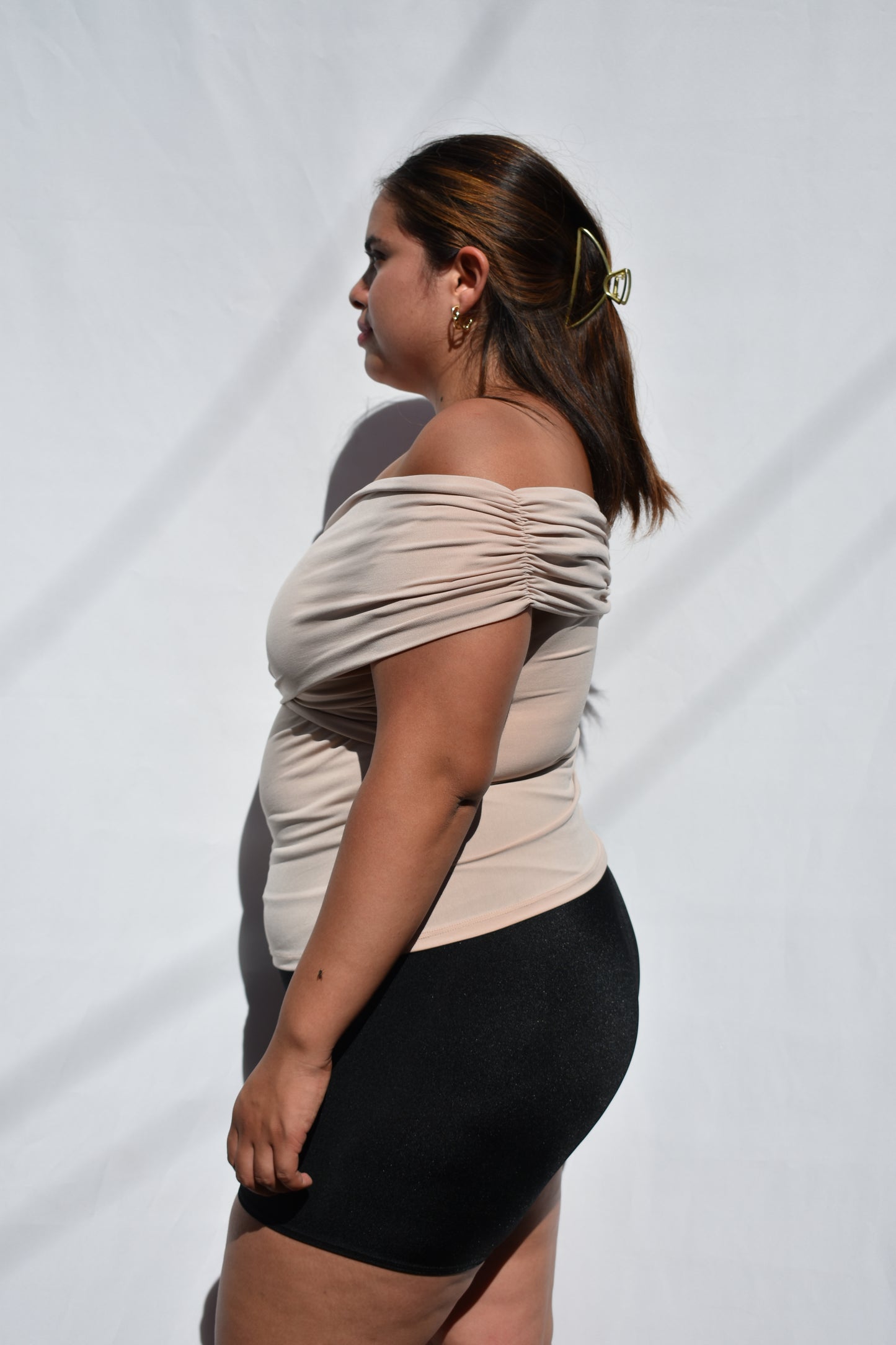 POLERA CRUZ BEIGE