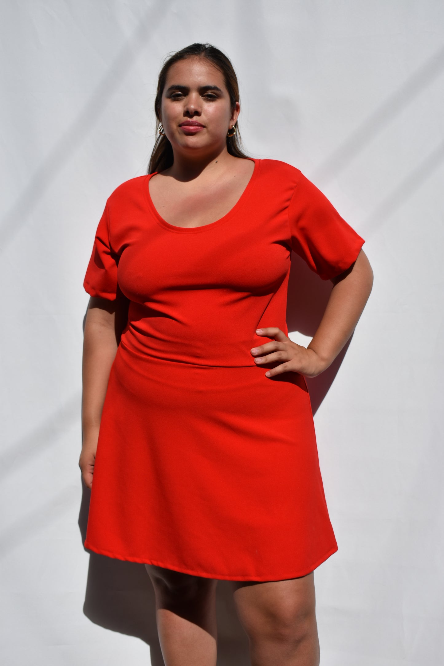 VESTIDO LEANDRA PEPLUM NEGRO