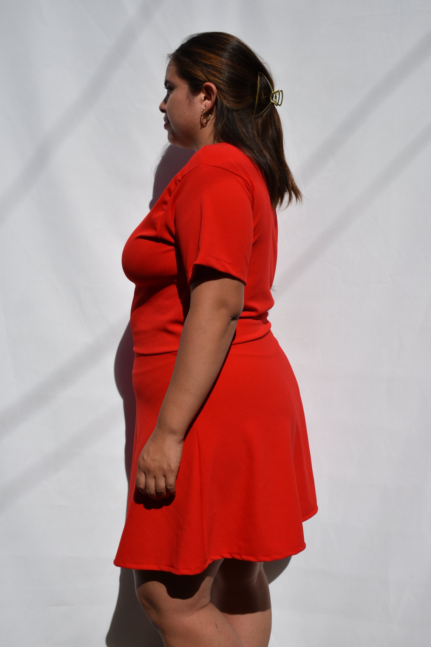 VESTIDO LEANDRA PEPLUM NEGRO