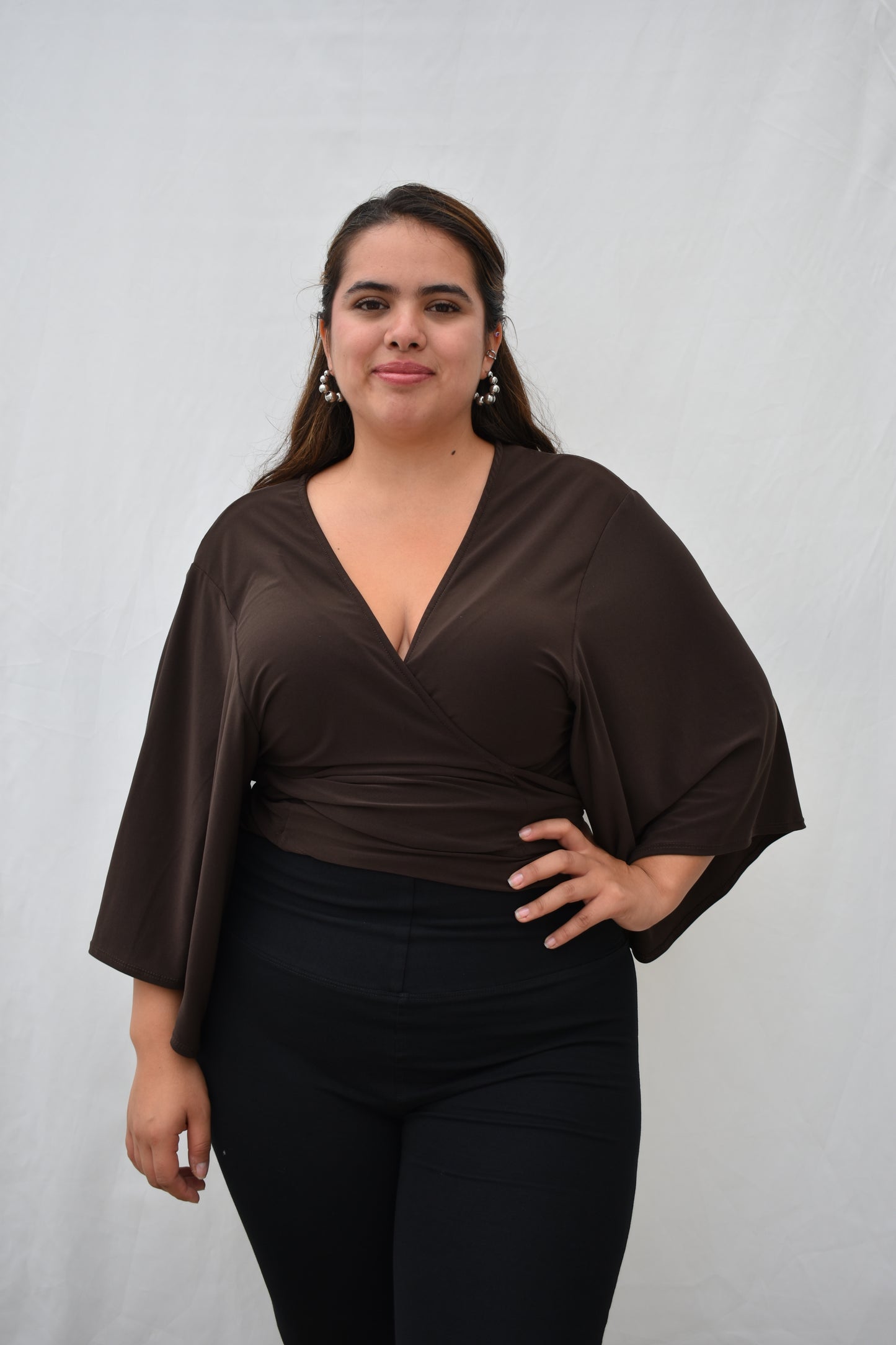 POLERA SUSANA (3 EN 1) *CAFE MORO*