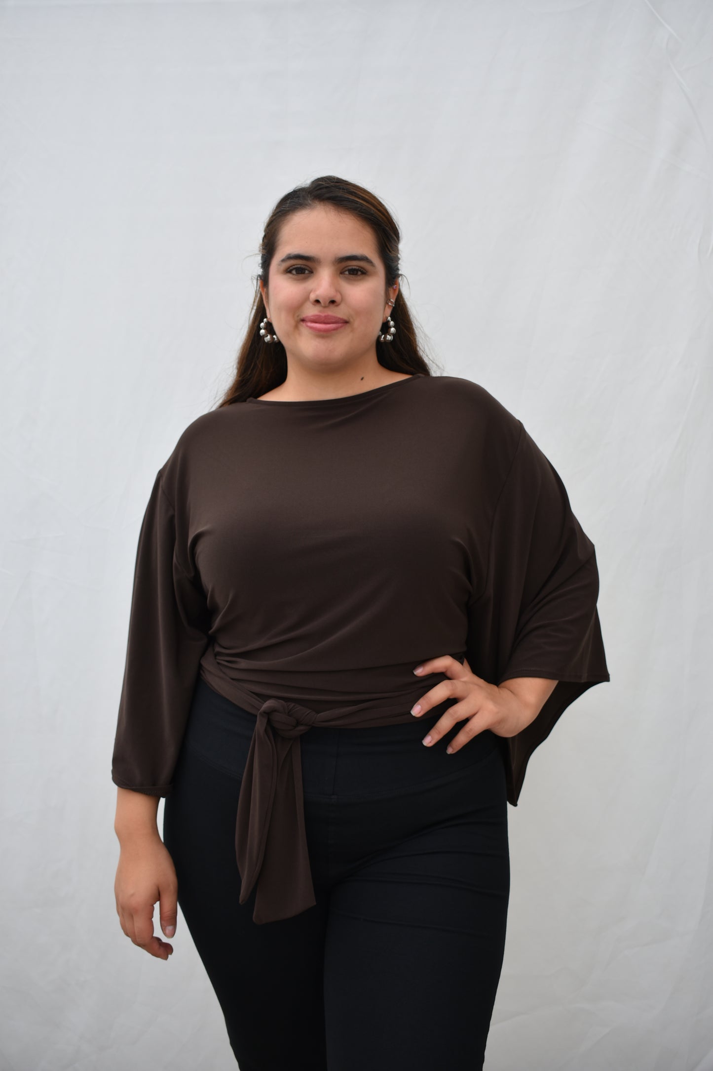 POLERA SUSANA (3 EN 1) *CAFE MORO*