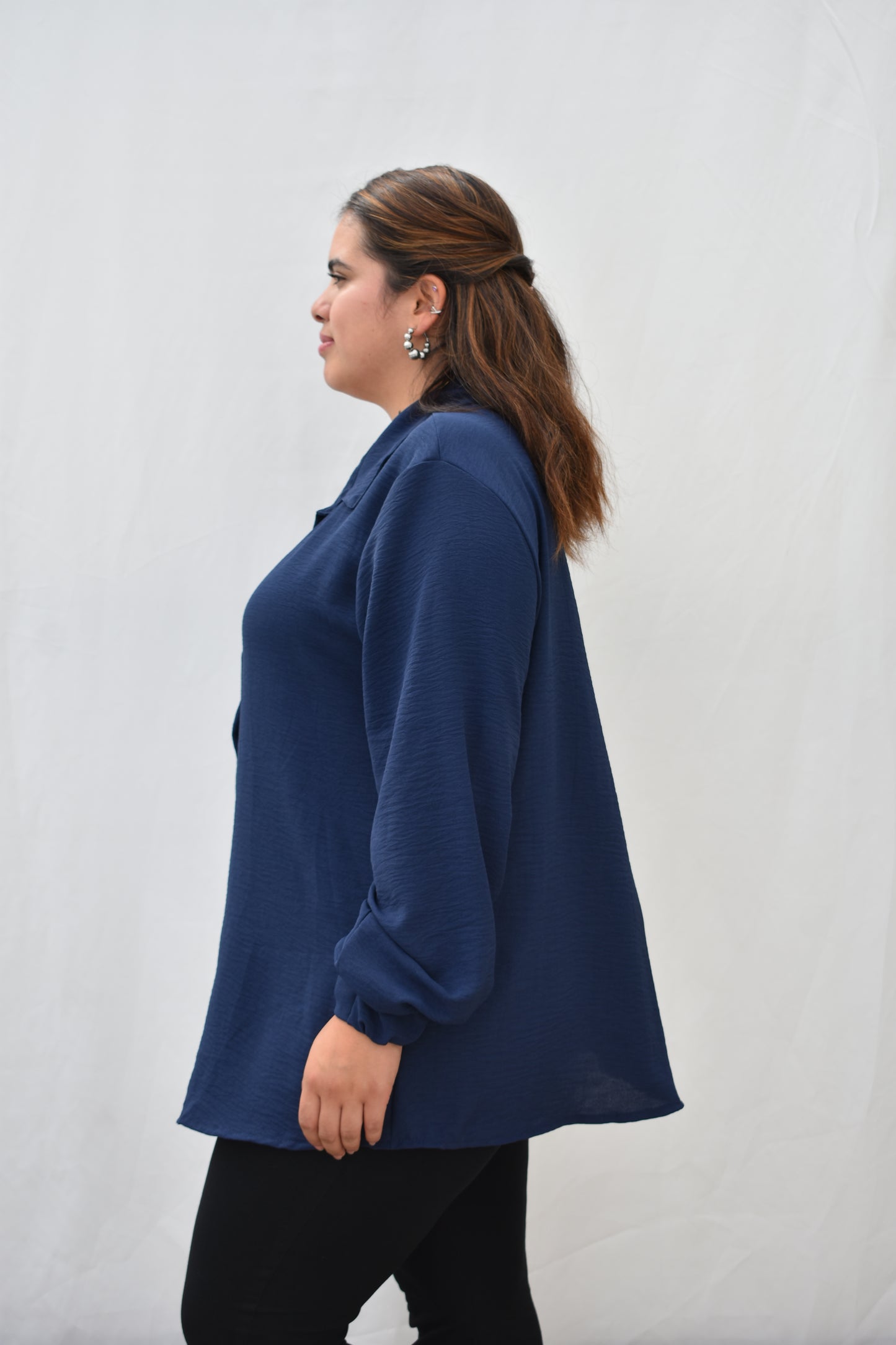 CAMISA MELISSA AZUL MARINO