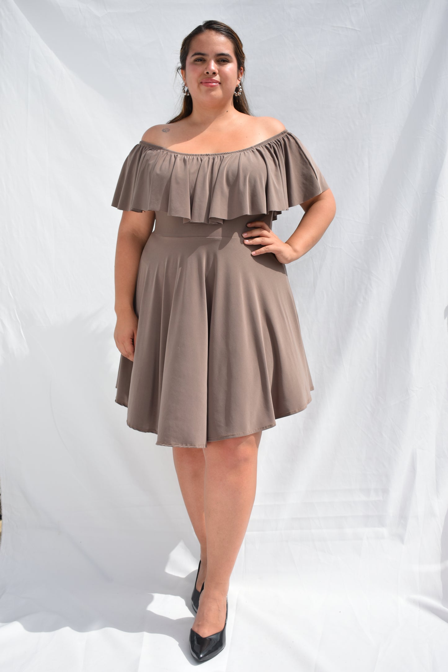 VESTIDO MAFER LATTE
