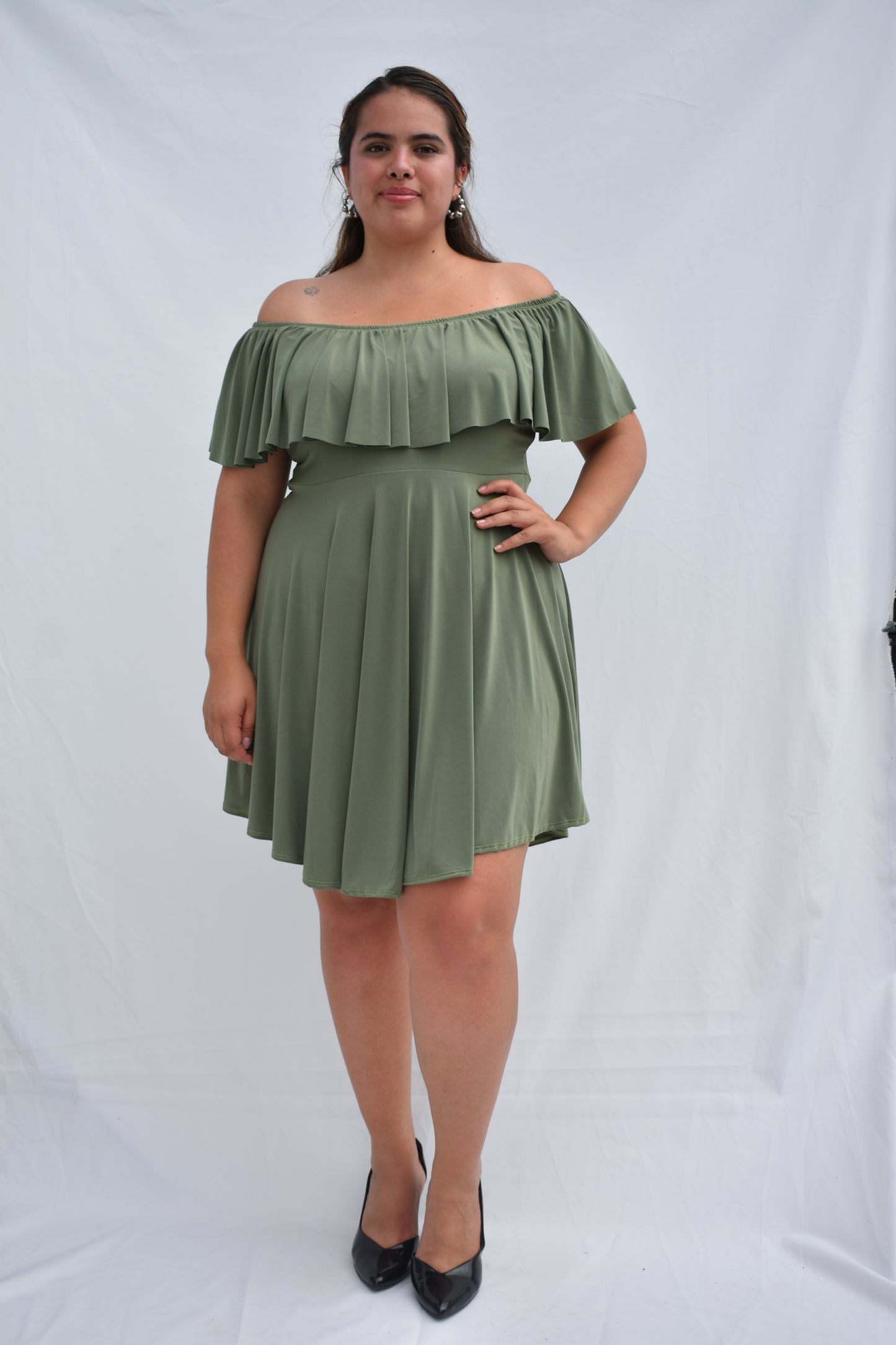 VESTIDO MAFER OLIVA