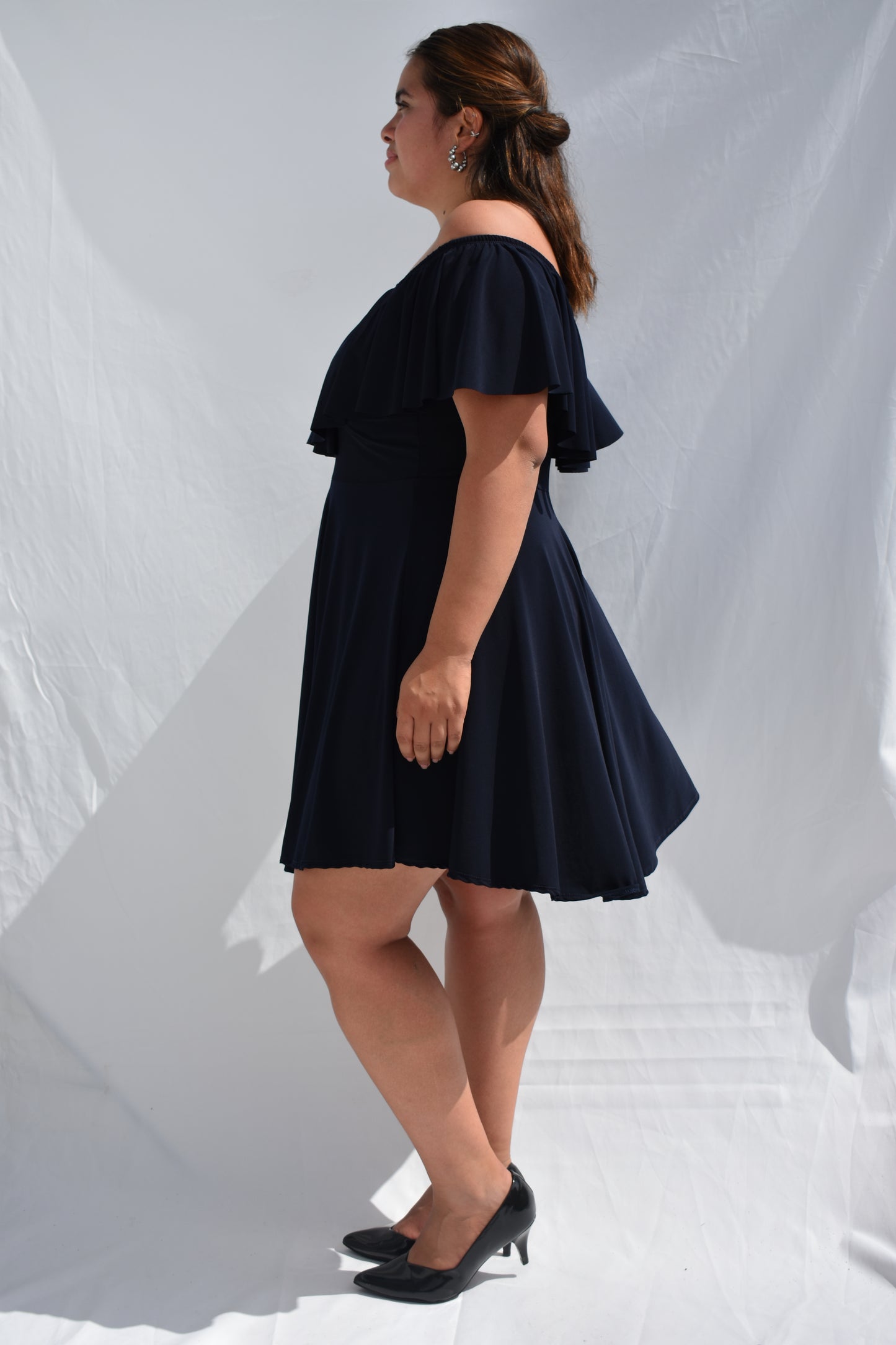 VESTIDO MAFER AZUL MARINO