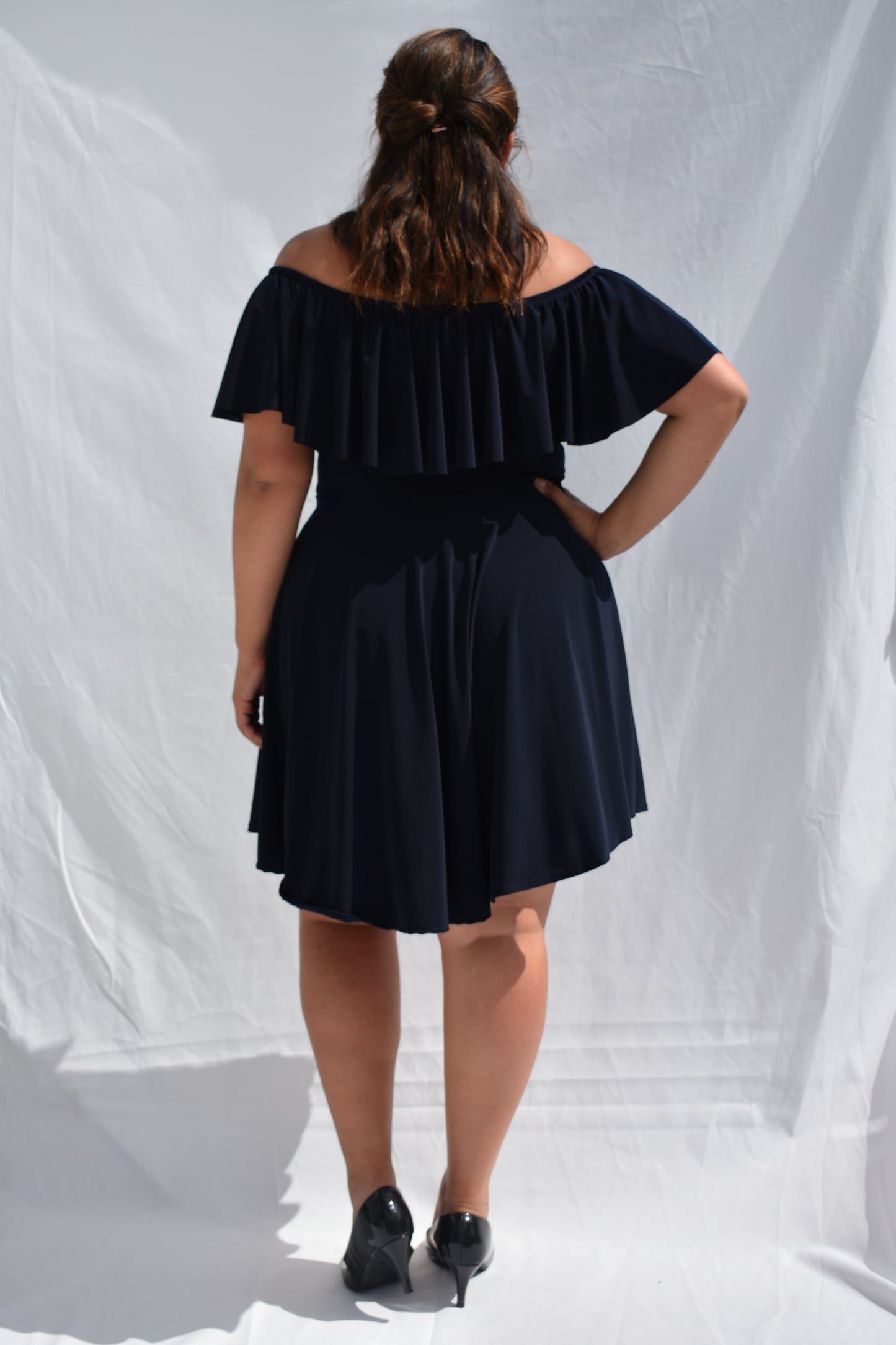 VESTIDO MAFER AZUL MARINO