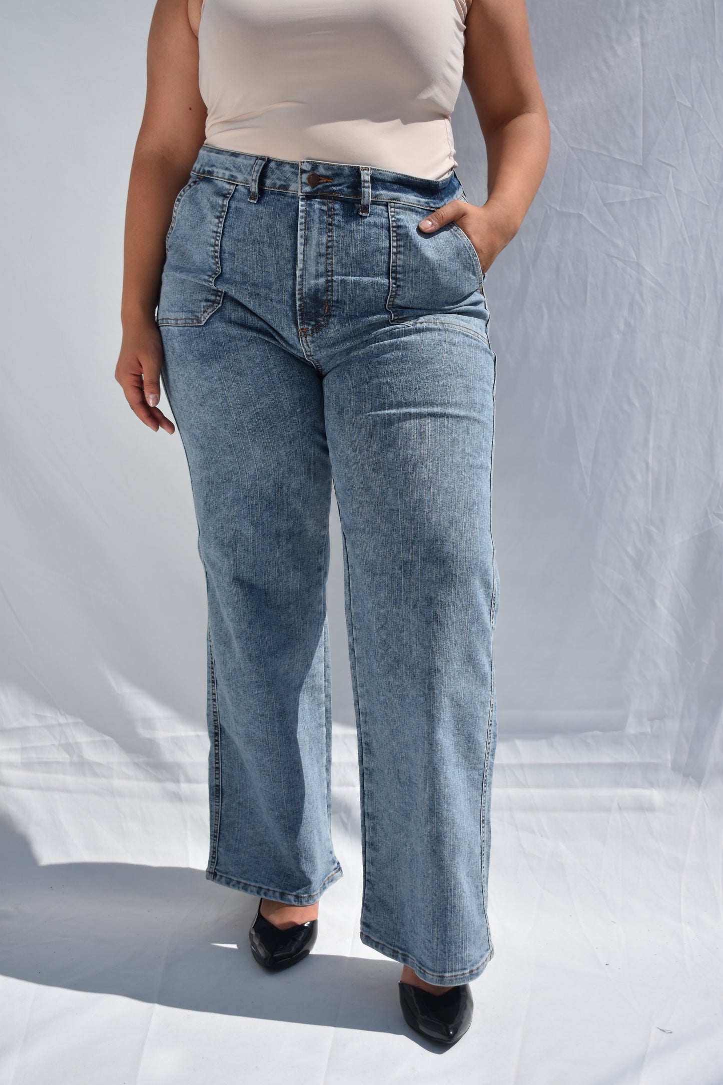 JEANS WIDE LEG 974