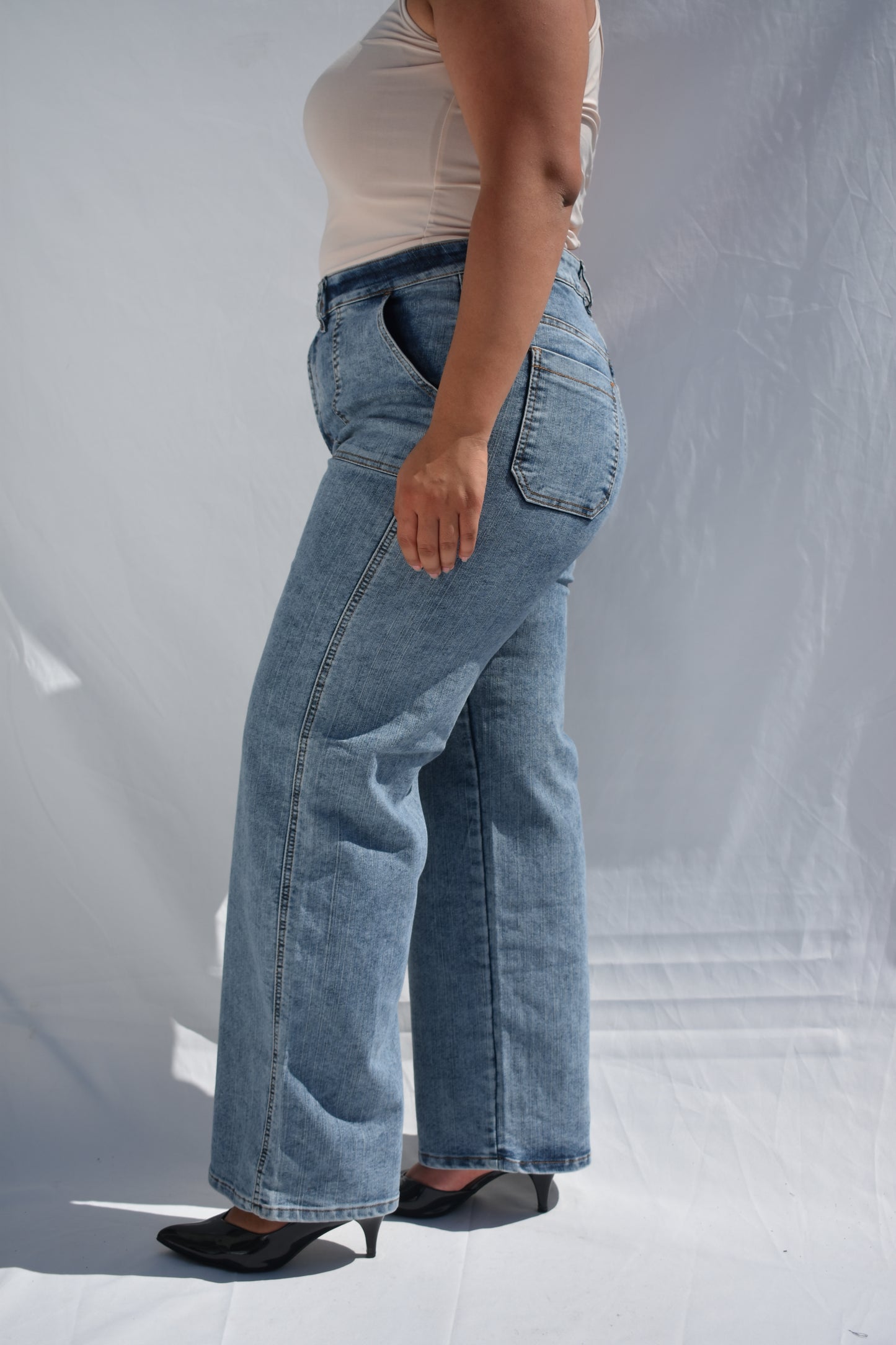 JEANS WIDE LEG 974