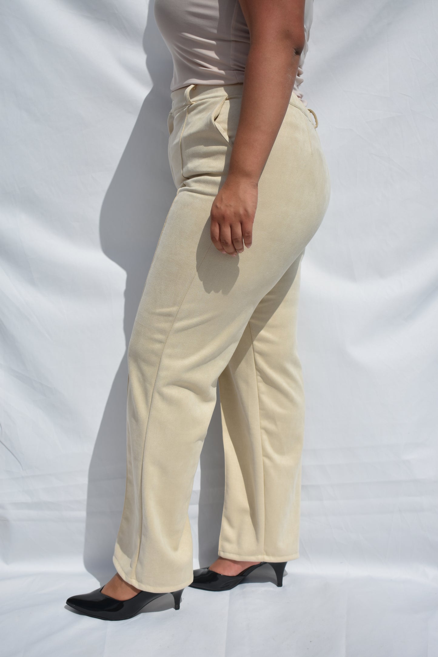 PANTALON SASTREROS GAMUZA BEIGE