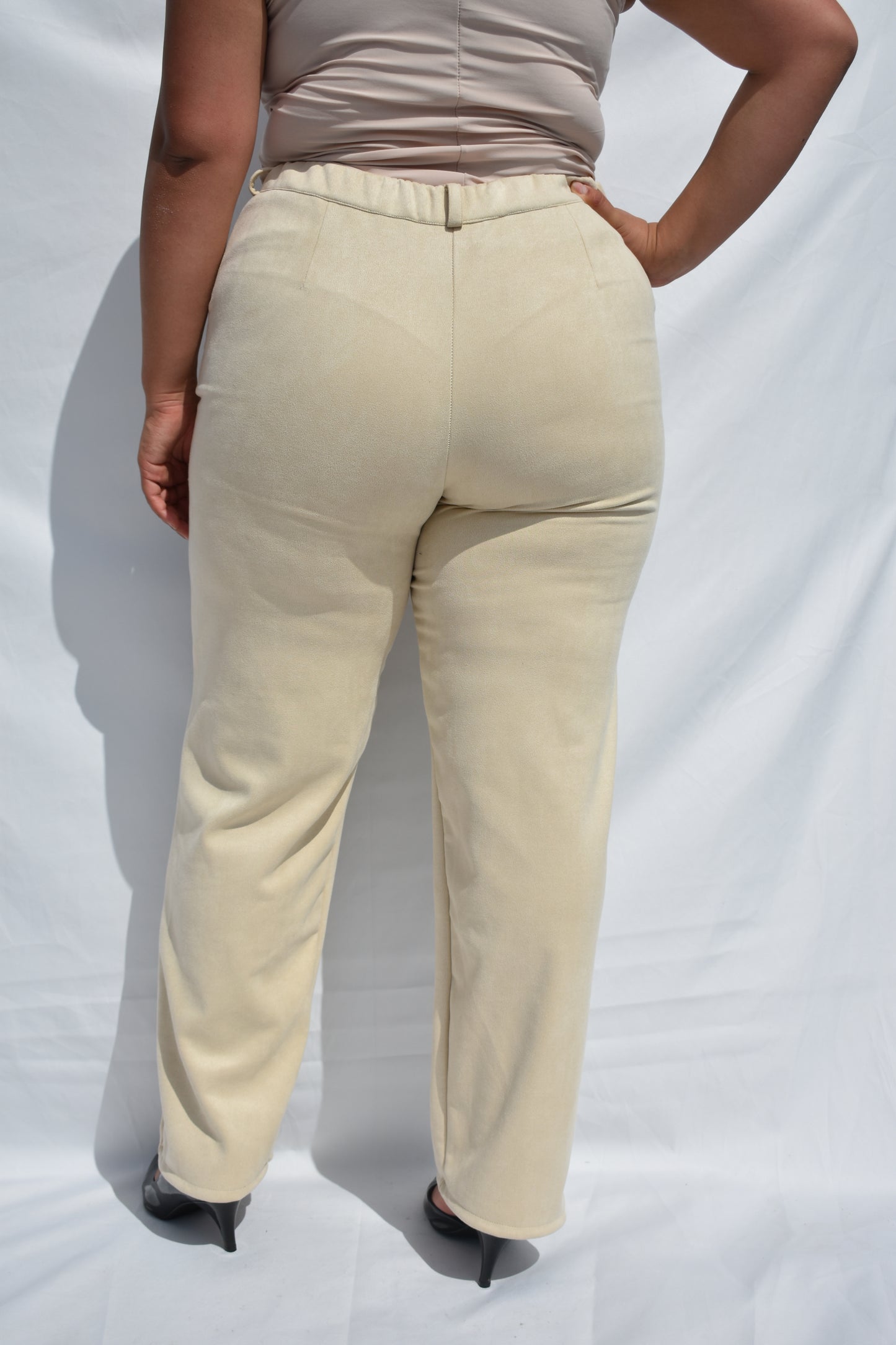 PANTALON SASTREROS GAMUZA BEIGE