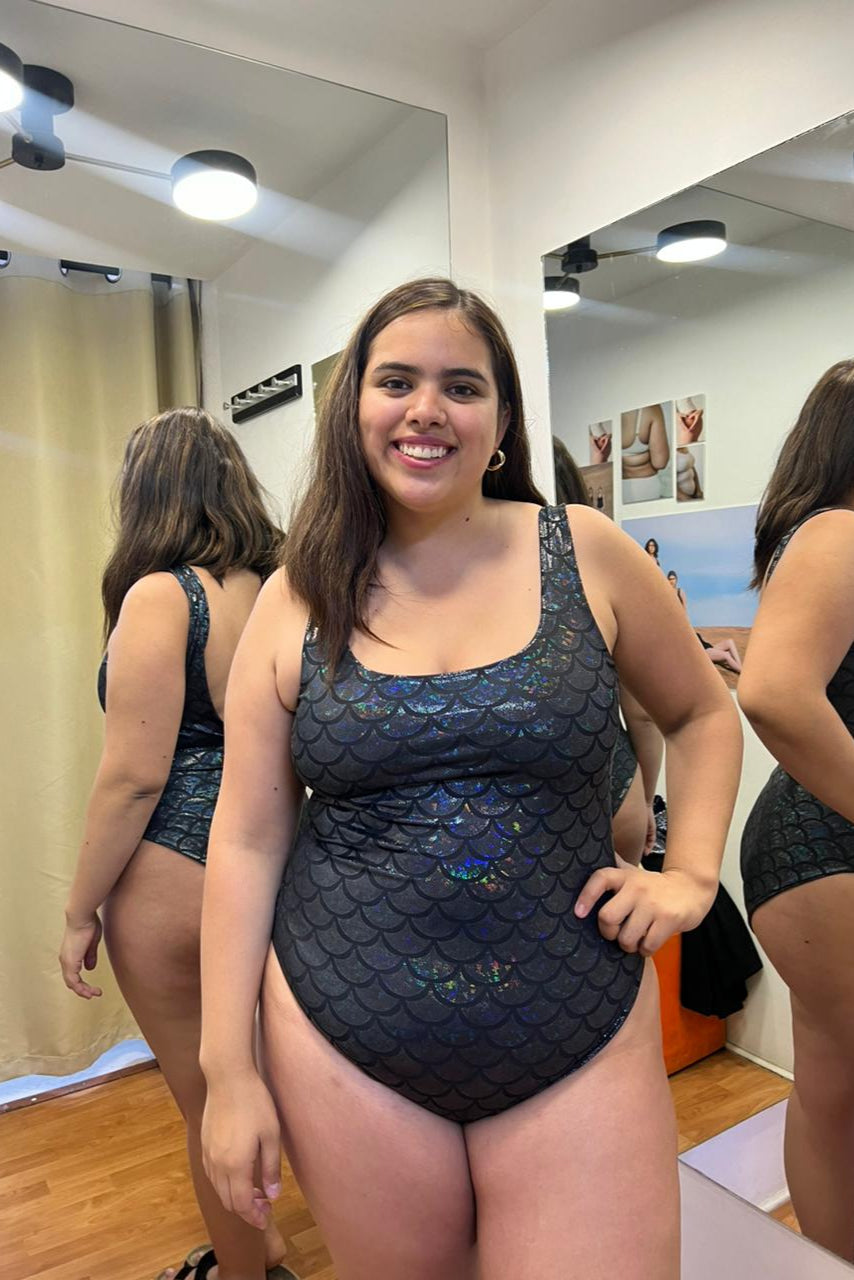 TRAJE DE BAÑO TALLA GRANDE SIRENA