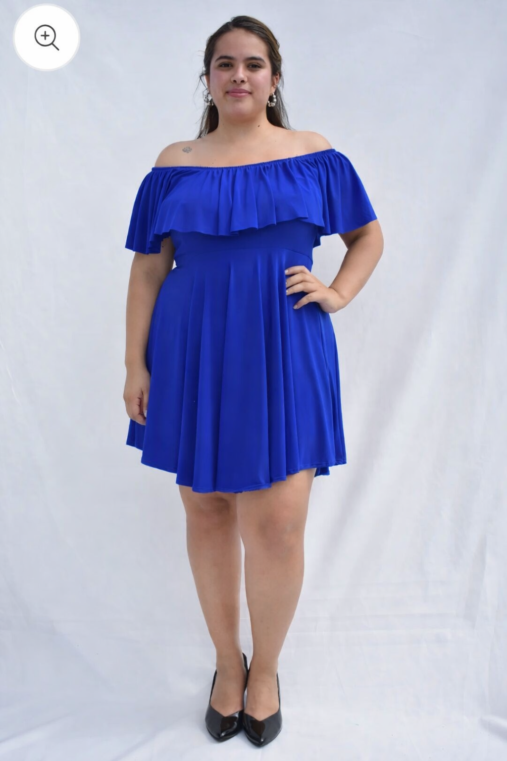 VESTIDO MAFER AZUL REY