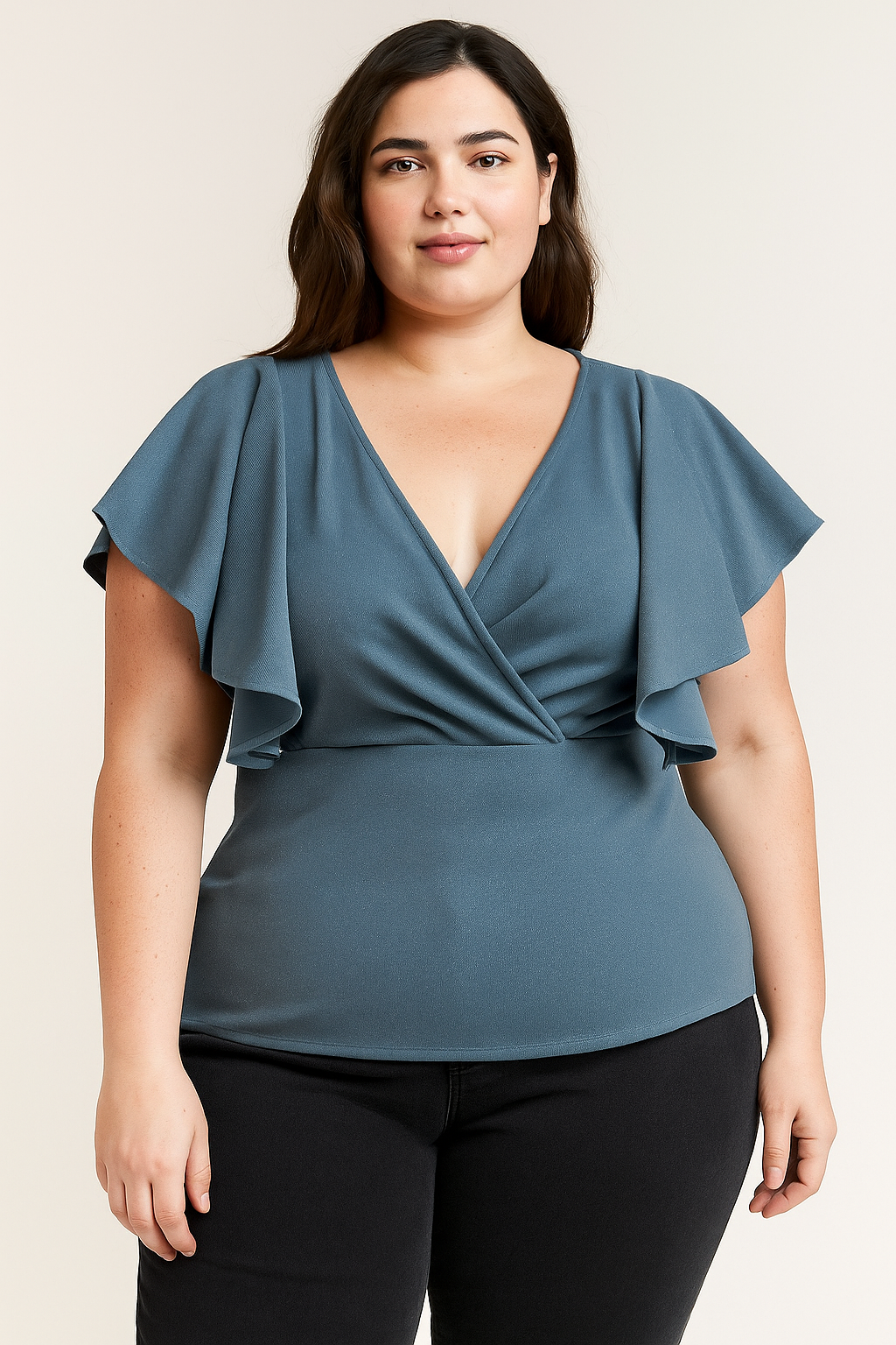 POLERA AMATISTA CELESTE