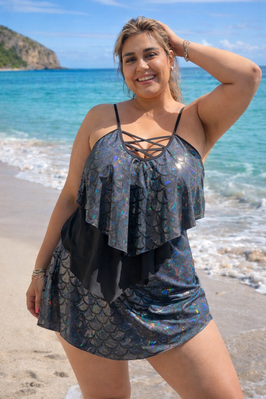 POLERA TRAJE DE BAÑO AMANDA SIRENA