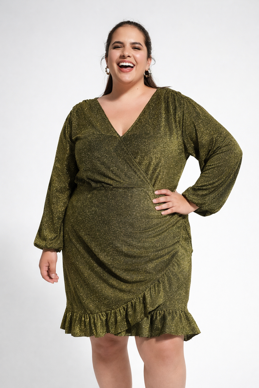 VESTIDO DIAMOND DORADO