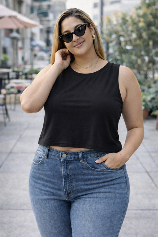 POLERA CAROLINA NEGRO