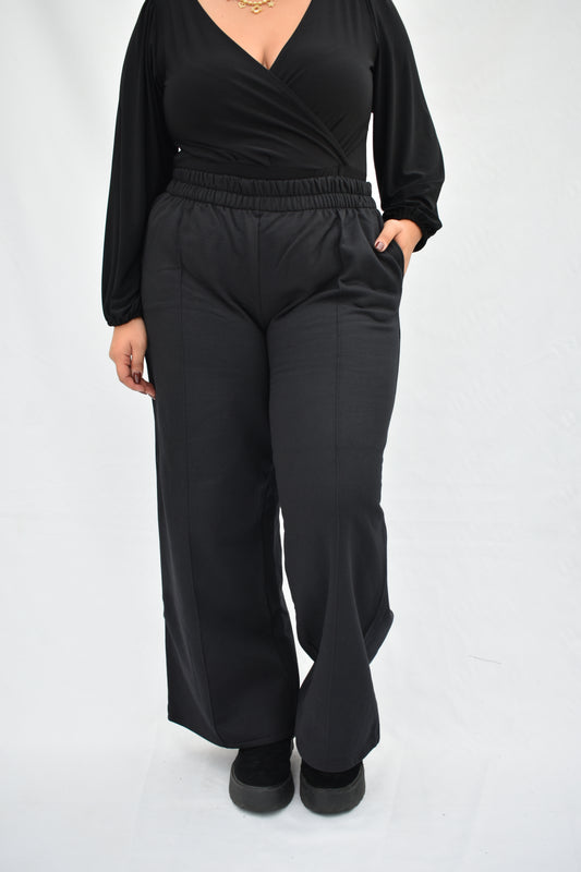 JOGGER PALAZZO NEGRO